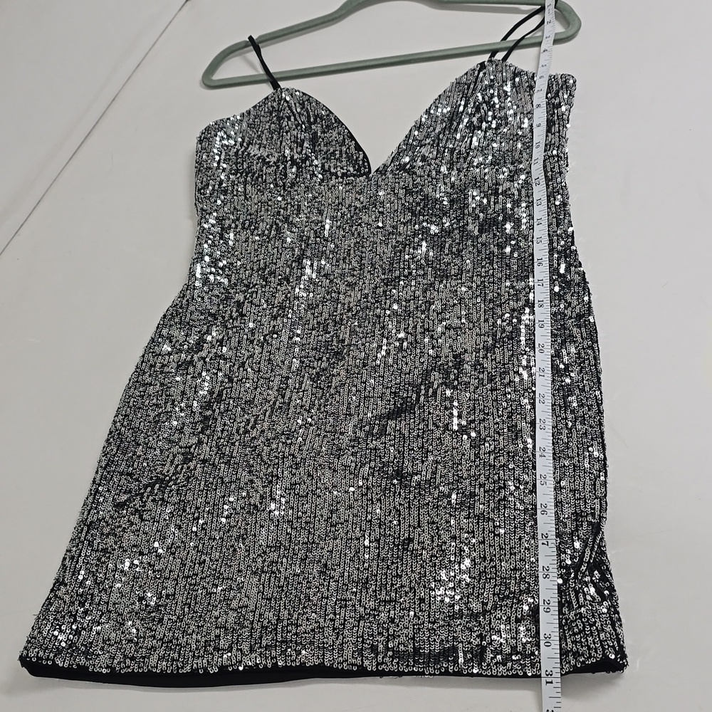 NWT NBD Revolve Seattle Mini Sequin Dress backless Size M Holiday - Picture 10 of 12